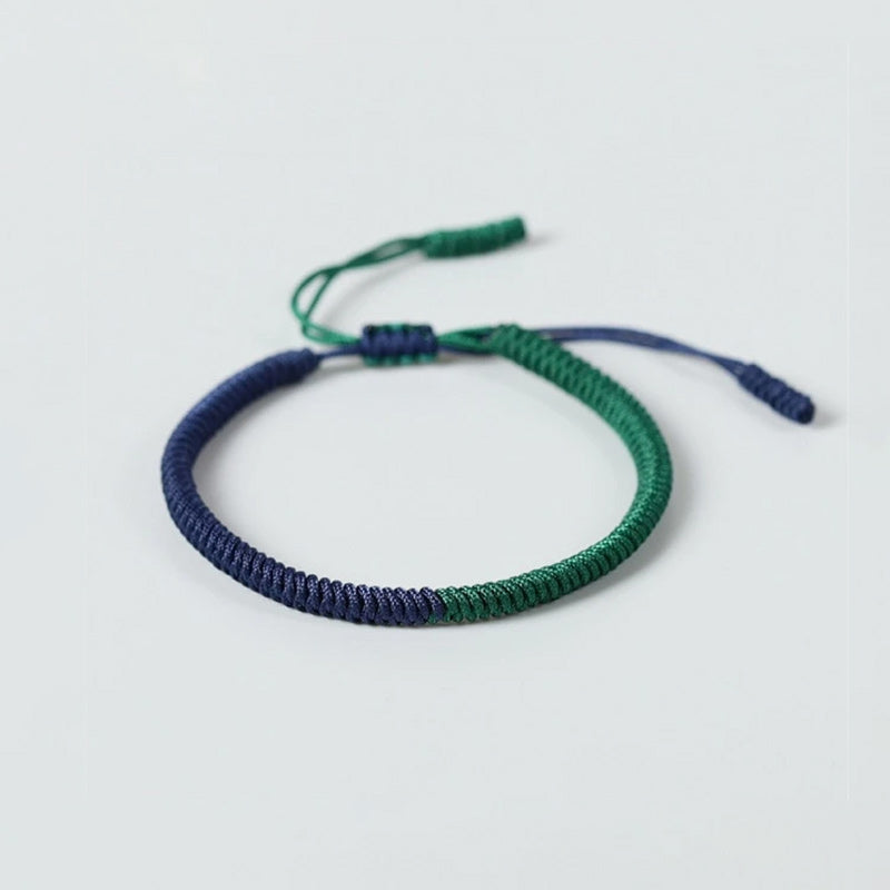 Bracelet Tibétain Bleu et Vert