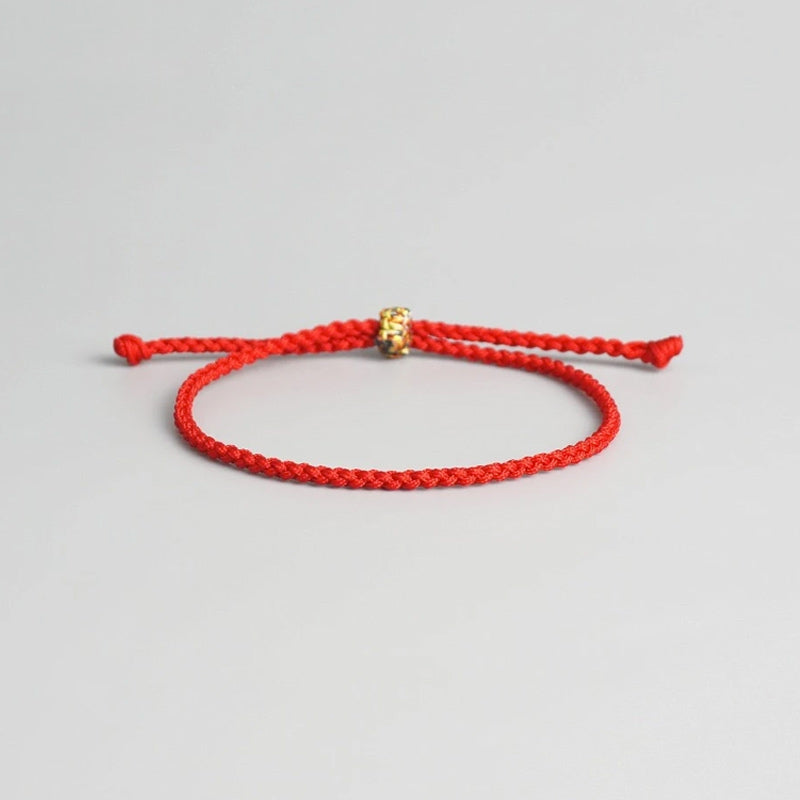 Bracelet Tibétain Cordelette Rouge