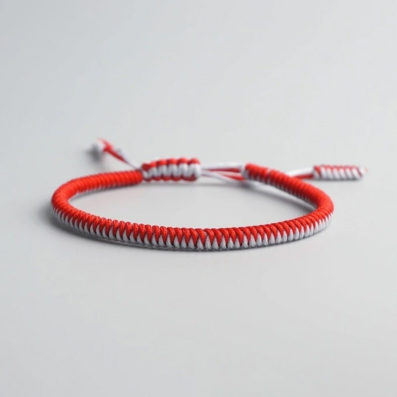 Bracelet Tibétain Rouge et Blanc