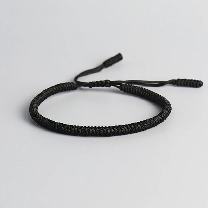 Bracelet Tibétain Simple Noir