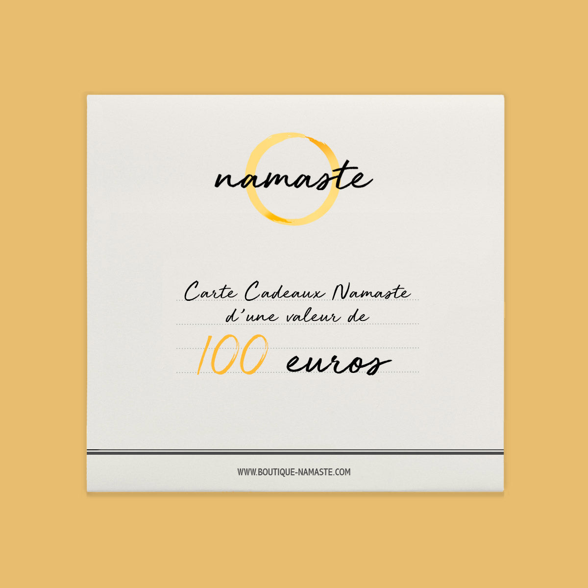 E-Carte Cadeaux Namasté - Boutique Namaste