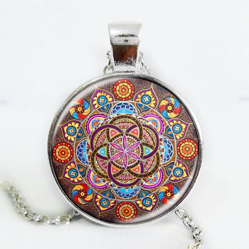 Collier Mandala Zen - 3 coloris - Boutique Namaste
