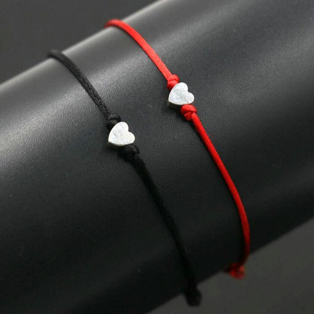Bracelets Assortis Couple - Coeur