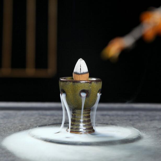 Brûleur d&#39;encens en céramique - Trône - Boutique Namaste