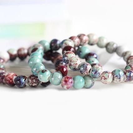 Bracelet en Perles de Céramique - Dynamisme - Boutique Namaste