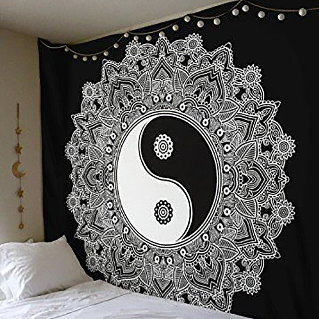 Toile Murale Mandala - Yin et Yang - Boutique Namaste