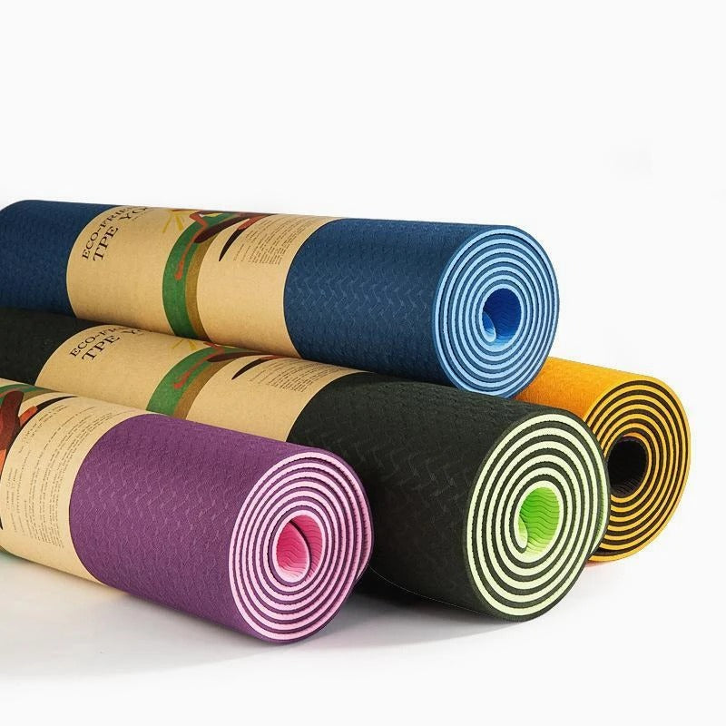 Tapis de yoga écologique extra moelleux - 8 coloris - Boutique Namaste