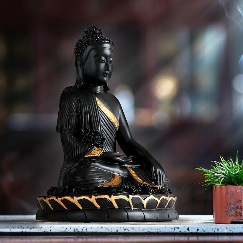 Pièce maîtresse de la statue de Bouddha assis pour la décoration